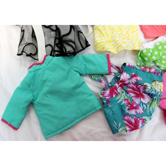 18" Doll Clothing 7 pc Lot Dress Tank Jacket Skirt Bikini Bottom - Picture 10 of 10